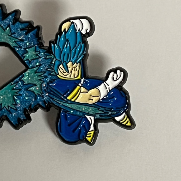 Gogeta Vegeta Dragonball Z DBZ New Era Frame Hat Pin Pins Hats Glitter - Picture 2 of 8